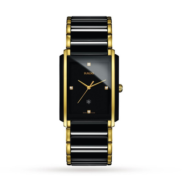 Rado Men's Integral Jubile Black Dial Quartz Watch R20204712