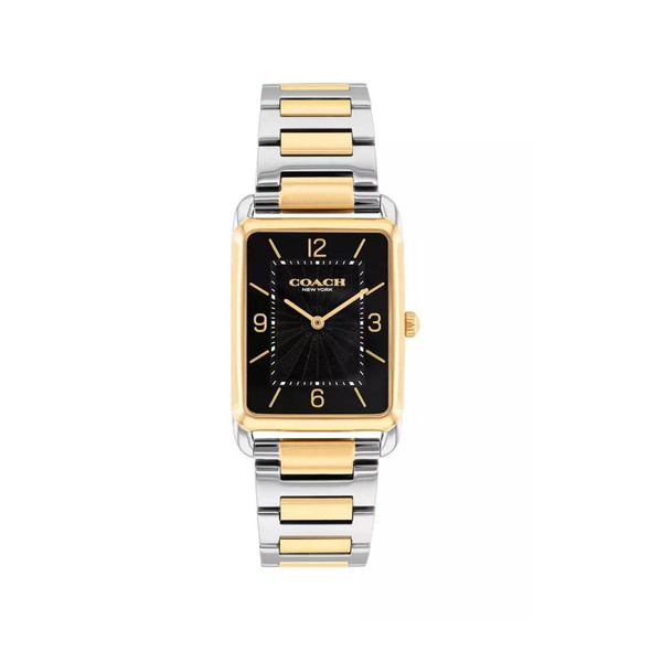 Coach Elliot Unisex Two-Tone Stainless Steel Black Dial Quartz Watch 14400050