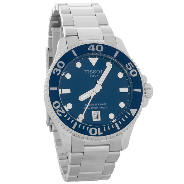 Tissot Seastar 1000 Blue Dial Women's Quartz Watch T120.210.11.041.00