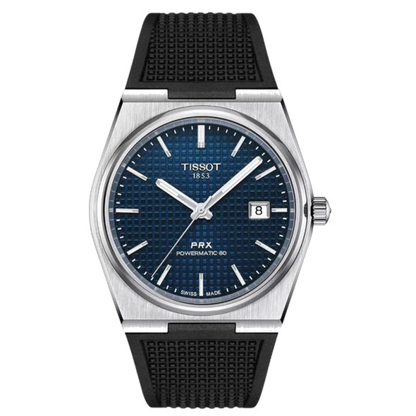 Tissot PRX Powermatic 80 Men's Automatic Blue Dial Watch - T137.407.17.041.00
