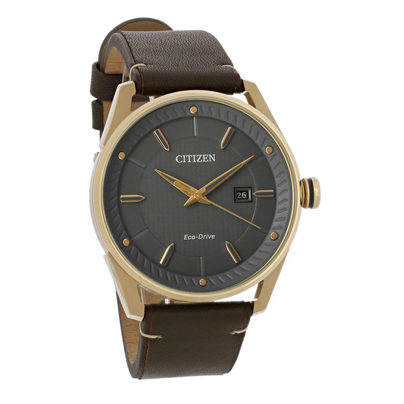 Citizen Eco Drive Men's Drive CTO Brown Leather Strap Watch - BM6983-00H