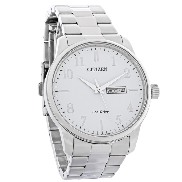 Citizen Eco-Drive Men's Day/Date Stainless Steel Watch - BM8551-54A