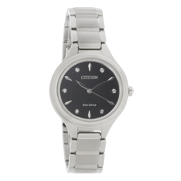Citizen Eco-Drive Women's Corso Stainless Steel Diamond Watch - FE2100-51E