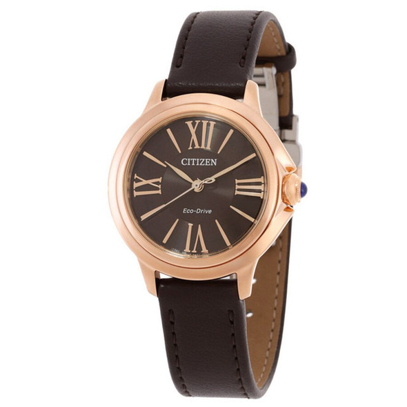 Citizen L Ceci Collection Women's Brown Dial Quartz Watch - EM1163-09X