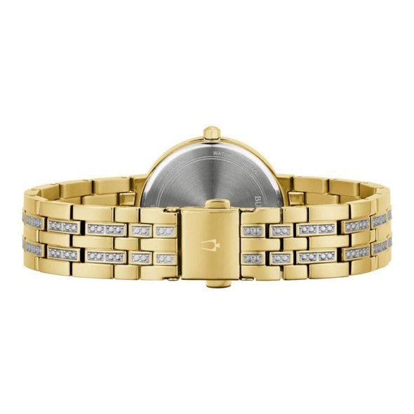 Bulova Crystal Women's Mother of Pearl Dial Quartz Watch - 98X138
