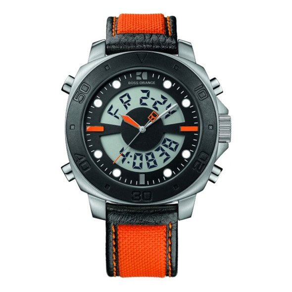 Hugo Boss Boss Orange Men's Black Dial Quartz Chronograph Watch 1512679