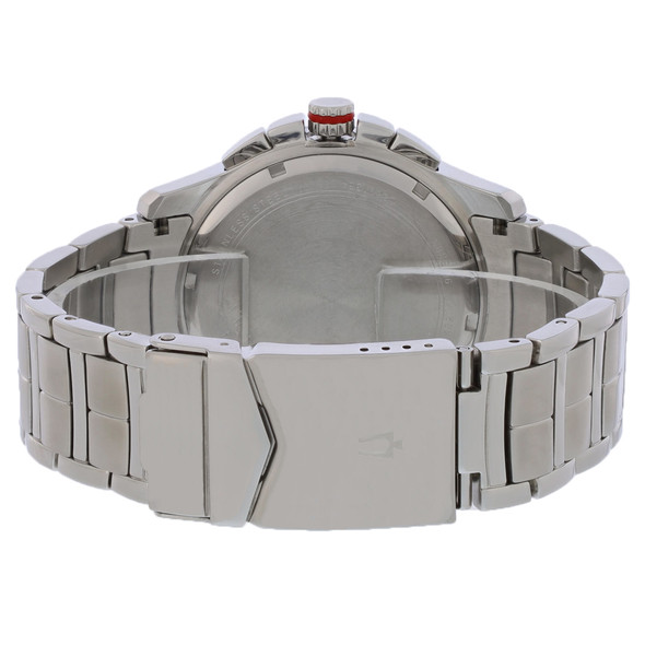 Bulova Marine Star Men's White Dial Chronograph Quartz Watch - 96B383