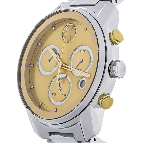 Movado Bold Verso Men's Two Tone Stainless Chronograph Quartz Watch - 3600907