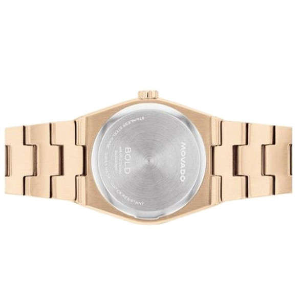 Movado BOLD Quest Mini Women's Rose Gold-Tone Quartz Watch - 3601293