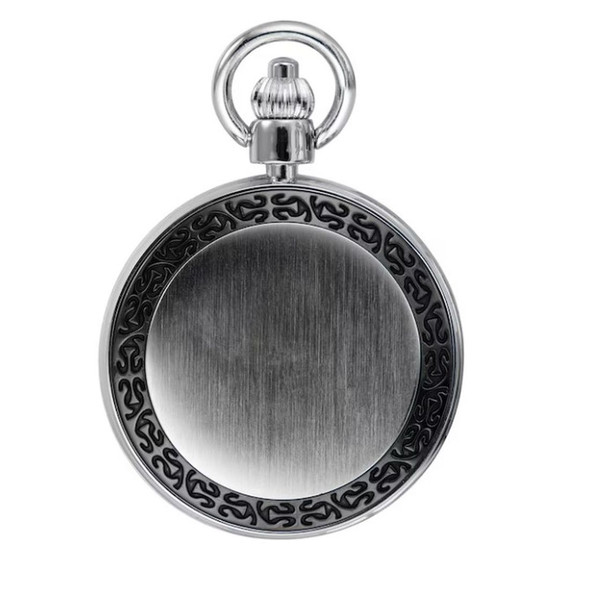 James Michael Men's Skeleton Dial Hand-Wind Pocket Watch - PMA011016W