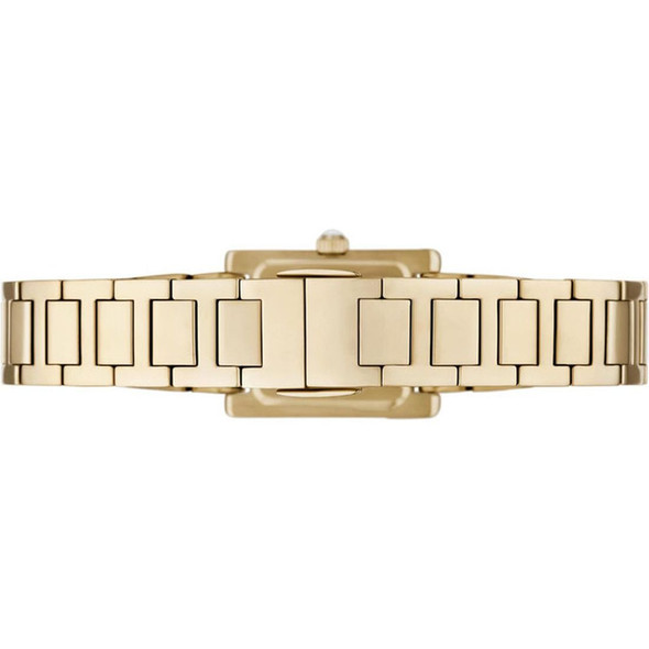 Emporio Armani Genni Women's White Dial Gold-Tone Quartz Watch - AR11663