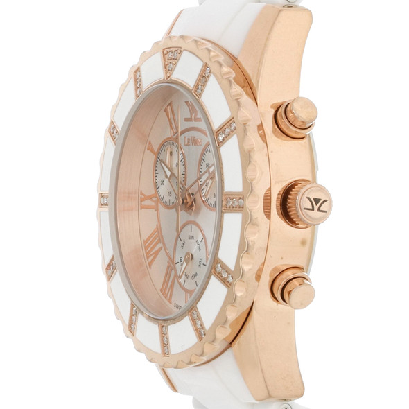 LeVian Women's Diamond Ceramic Swiss Chronograph Watch - ZRPA 211