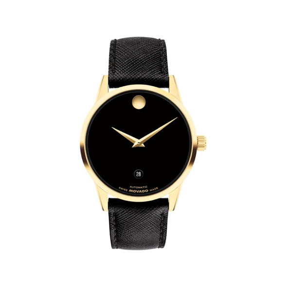 Movado Museum Classic Men's Black Dial Automatic Watch 0608025