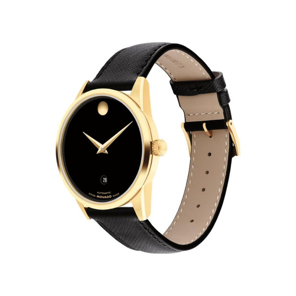 Movado Museum Classic Men's Black Dial Automatic Watch 0608025