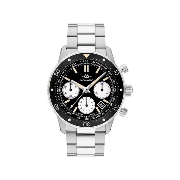 Movado Alta Super Sub Sea Men's Chronograph Black Dial Automatic Watch 3650160