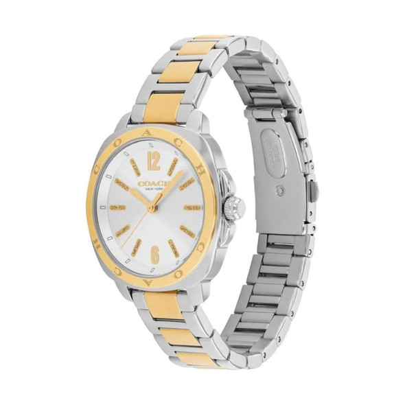 Coach Kitt Women's Silver White Dial Quartz Watch 14504544