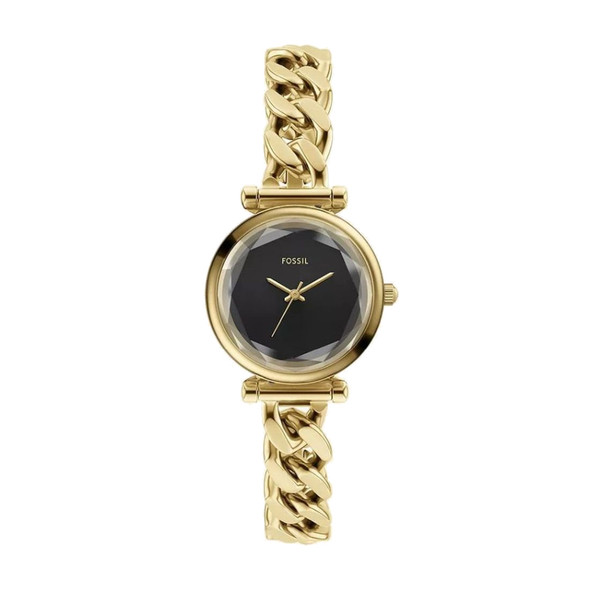 Fossil Carlie Women's Black Dial Quartz Watch ES5440