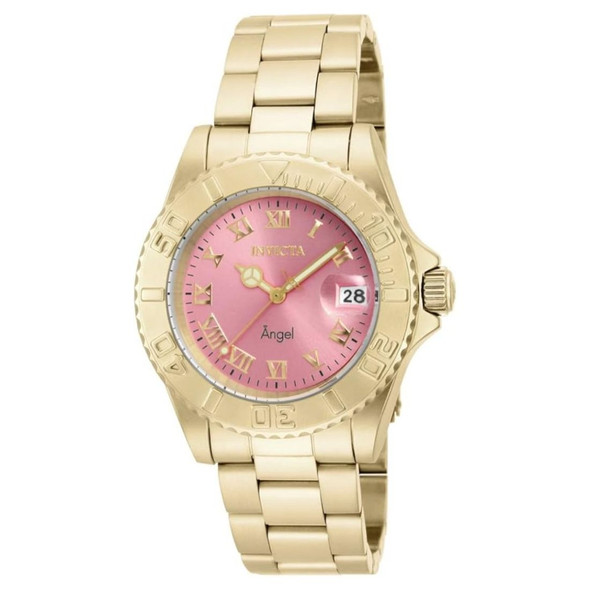 Invicta Angel Women's Pink Mother of Pearl Dial Quartz Watch 16851