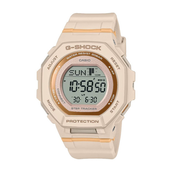Casio G-Shock G-SQUAD GMD-B300 Women's Gray LCD Bluetooth Watch GMDB300-4