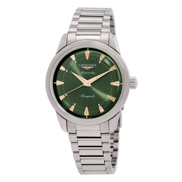 Longines Conquest Heritage Unisex Green Dial Automatic Watch L1.649.4.02.6