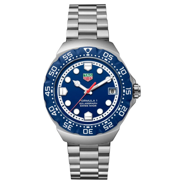 Tag Heuer Formula 1 Solargraph Unisex Blue Dial Quartz Watch WBY1112.BA0042