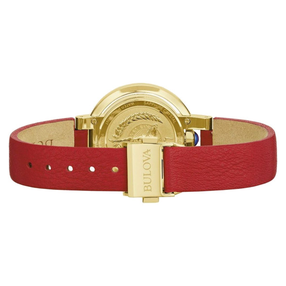 Bulova Rubaiyat Four Seasons - Autumn Women's Red Dial Quartz Watch 97R105