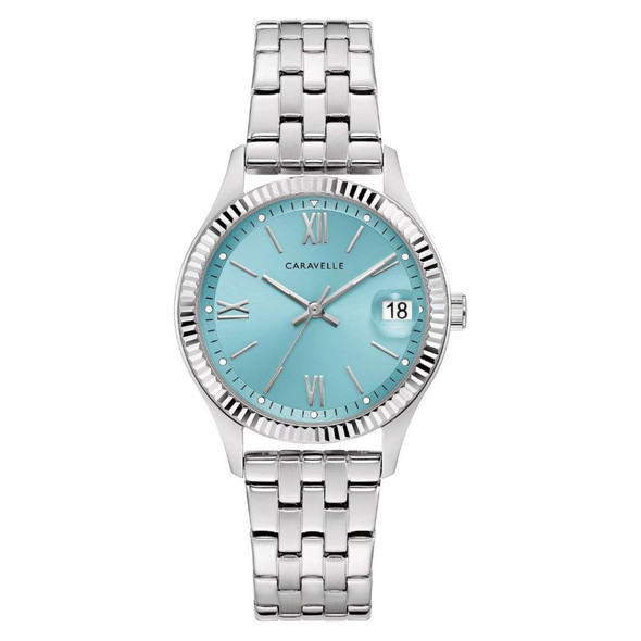 Caravelle by Bulova Dress Women's Light Blue Dial Quartz Watch 43M124