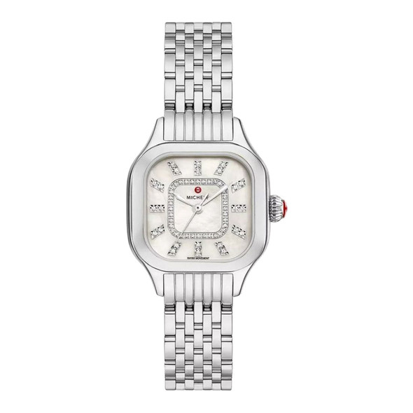 Michele Meggie Women's White Mother of Pearl Quartz Watch MWW33B000008