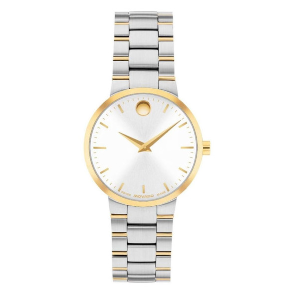 Movado Avalo Women's Silver Sunray Dial Quartz Watch 0608081