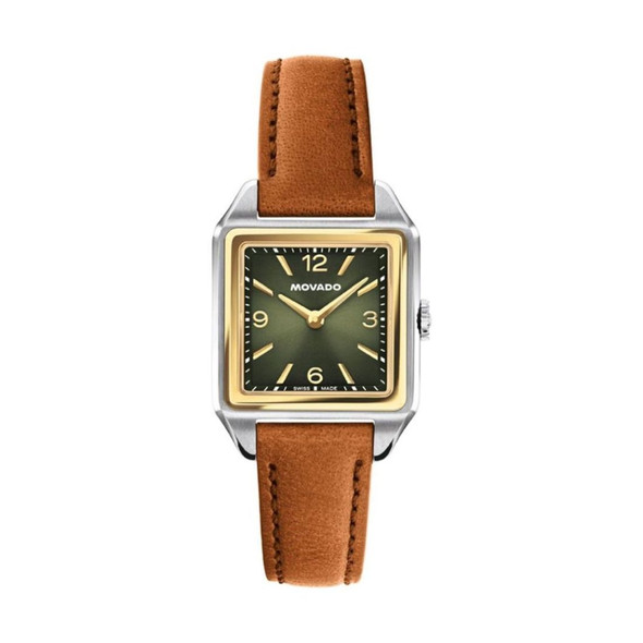 Movado Heritage 1917 Women's Green Sunburst Dial Quartz Watch 3650246