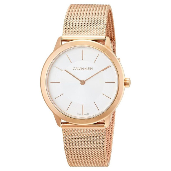 Calvin Klein Minimal Women's Silver Dial Quartz Watch K3M22626