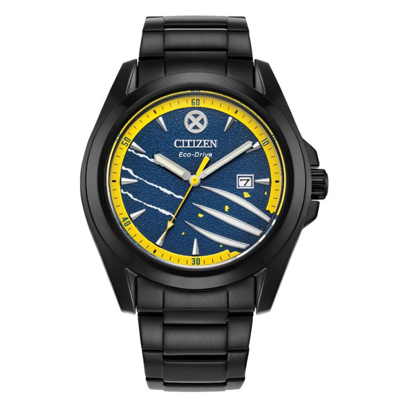 Citizen Marvel Wolverine Men's Blue Dial Quartz Watch AW1435-66W