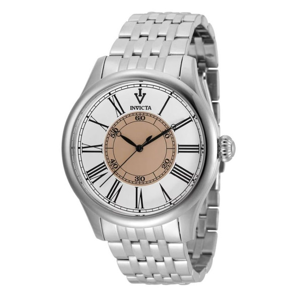 Invicta Vintage Men's White Dial Quartz Watch 36241