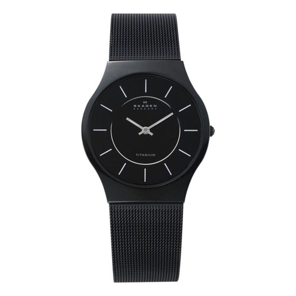 Skagen Classic Men's Black Dial Quartz Watch 233STMB