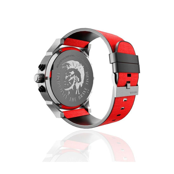 Diesel Mr. Daddy 2.0 Men's Red Nylon Quartz Watch DZ7423
