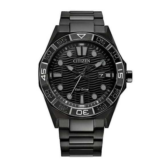 Citizen Brycen Men's Black Dial Eco-Drive Watch AW1855-52E