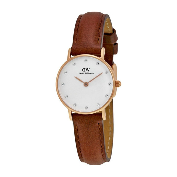 Daniel Wellington St Mawes Women's Quartz Brown Leather Watch 0900DW