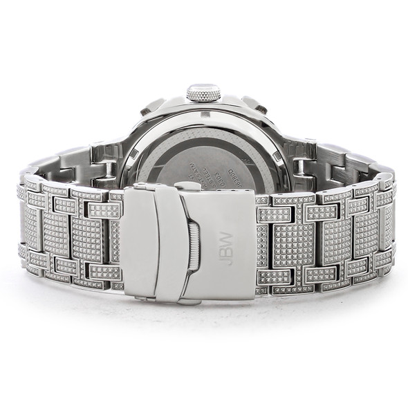 JBW Heist Multifunction Men's Diamonds Stainless Steel Quartz Watch J6380D