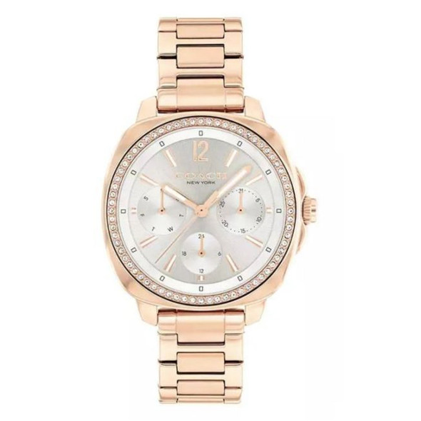 Coach Women's Kitt Crystal Chronograph Rose Gold-Tone Watch 14504395
