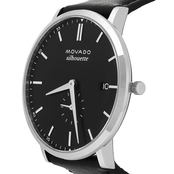 Movado Heritage Black Dial Men's Stainless Steel Quartz Watch 3650130