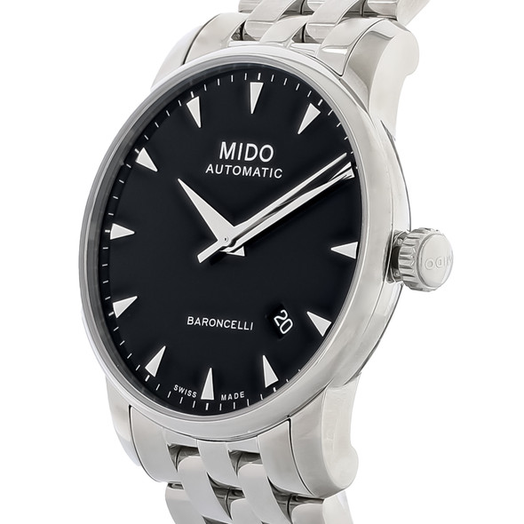 Mido Baroncelli Black Dial Automatic Watch M86004181