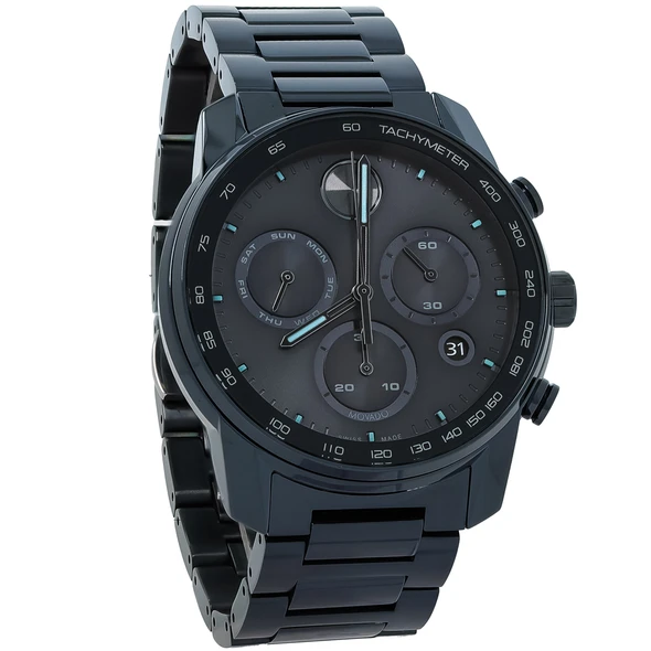 Movado Verso Blue Dial Men's Quartz Chronograph Watch 3600868