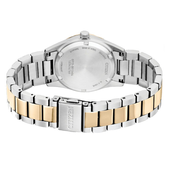 Citizen Women's Diamond Accent Rose Two-Tone Eco-Drive Watch EW2706-58X