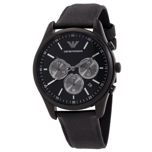 Emporio Armani Antonio Men's Black Dial Quartz Watch AR11583