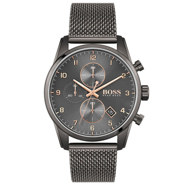 Hugo Boss Skymaster Men's Grey Dial Quartz Watch 1513837