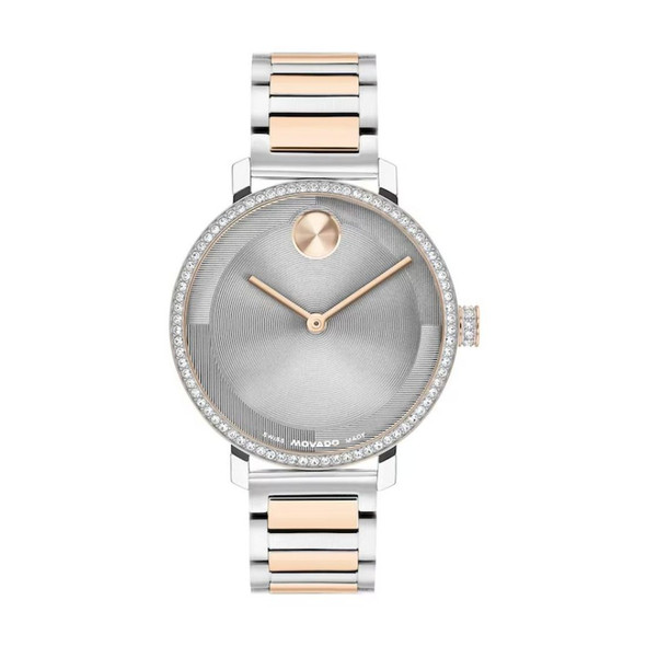 Movado BOLD Evolution 2.0 Women's Two-Tone Stainless Steel Quartz Watch 3601283