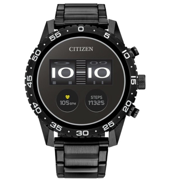 Citizen Men's CZ Smart Touchscreen Black Ion Stainless Steel Watch MX1017-50X