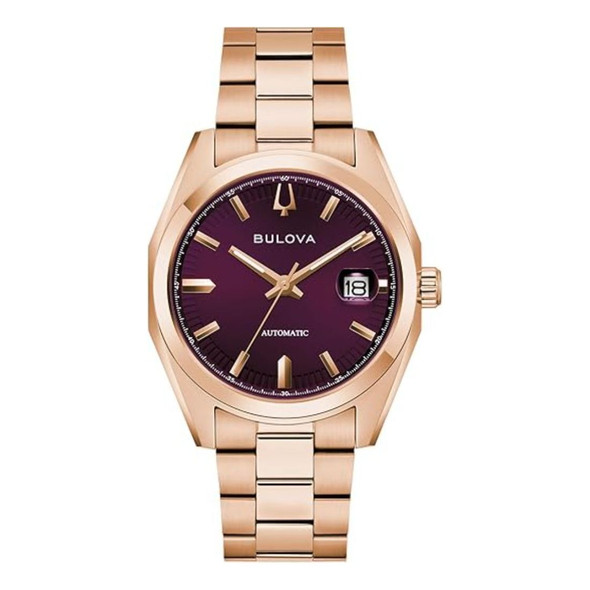 Bulova Surveyor Men's Purple Dial Men's Automatic Watch 97B234