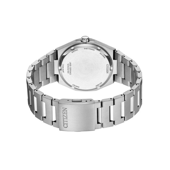 Citizen Men's Zenshin Eco-Drive Super Titanium Blue Dial Watch AW0130-85L