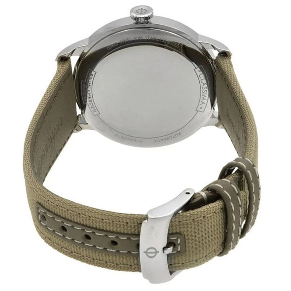 Baume Mercier Classima Men's Automatic Grey Dial Fabric Watch M0A10695